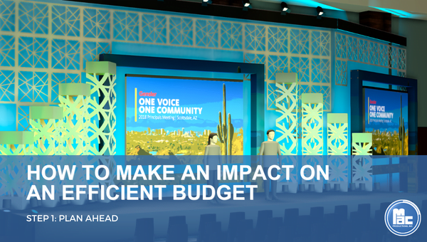 How to Make an Impact on an Efficient Budget: Plan Ahead event planning